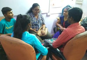 Mentoring session at the Finishing School | samridhdhi Trust