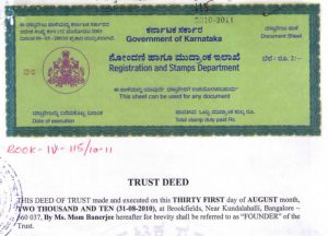 Trust Deed of Samridhdhi Trust