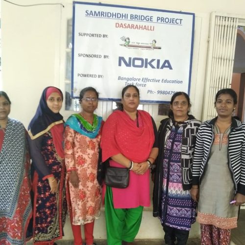 Dasarahalli Bridge School Staff | Samridhdhi Trust