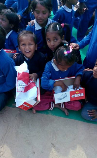 Joy of getting shoes | Samridhdhi Trust
